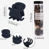 100Pcs Small Hair Clips, Cute Tiny Claw Clips for Thin Hair with Strong Grip, Neutral Color Hair Accessories for Girls Women, Birthday Christmas Gifts