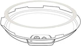 ZoneFly Original Sealing Ring for Cuisinart 6 Quart Pressure Cooker - Replacement Silicone Gasket for CPC-600, 2-Pack