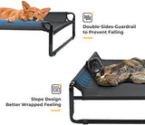 Veehoo Elevated Dog Bed - Raised Dog Cot with Cooling Mesh & Anti-Slip Feet, Suitable for Small & Medium Dogs