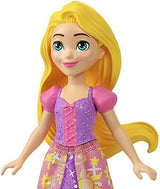 Mattel Disney Princess Toys, Small Doll Party Set with 6 Posable Dolls in Sparkling Clothing & 13 Tea Time Accessories
