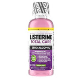 Listerine Total Care Alcohol-Free Anticavity Fluoride Mouthwash, 6 Benefit Oral Rinse to Help Kill 99% of Germs That Cause Bad Breath, Strengthen Enamel, Fresh Mint, Travel Size, 95 mL (Pack of 12)