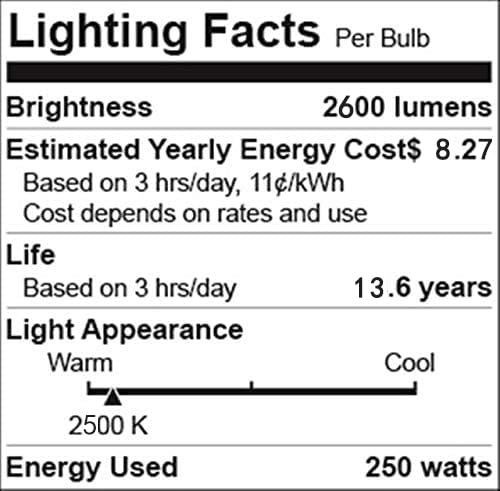 BONGBADA 2 Pack 250W Heat Lamp Red Infrared Bulbs Glass Lamp Bulb for Food Service, Brooder Bulb, Chicks, Pet, Bathroom, Light Therapy Use E26 Base, Flood Light Heat Lamp.