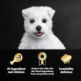 CESAR Puppy Wet Dog Food Classic Loaf in Sauce Chicken & Beef Recipe, (24) 3.5 oz. Easy Peel Trays