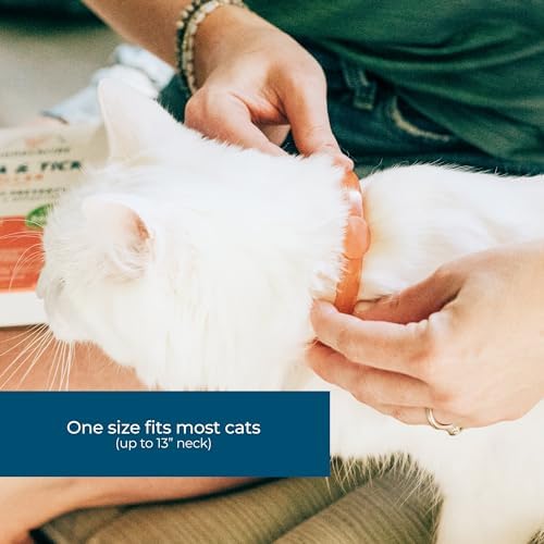 Wondercide - Flea and Tick Cat Collar - Flea, Tick, and Mosquito Repellent, Prevention for Cats - with Natural Essential Oils - Pet and Family Safe - Up to 4 Months Protection