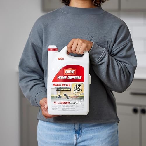 Ortho Home Defense Insect Killer for Indoor & Perimeter Refill2, Controls Ants, Roaches, Spiders, and More, 1 gal. (Pack of 2)
