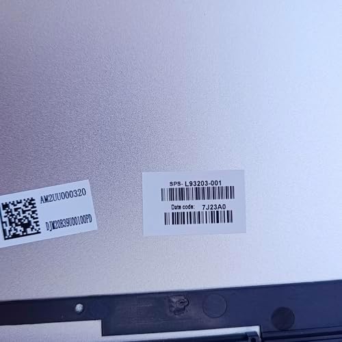 Replacement Laptop LCD Back Cover Top Case Rear Lid for HP Envy X360 15T-ED 15M-ED-EE 15-ED-EE 15T-ED000 15M-ED0013DX-ED0023DX -EE0013DX -EE0023DX 15-EE1093CL Laptop L93203-001 Sliver