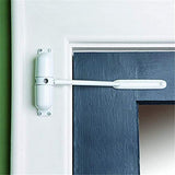GOOKYO Door Closer Automatic Safety Spring Door Closer – Easy to Install to Convert Hinged Doors to Self-Closing– White