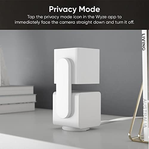 WYZE Cam Pan v3 Indoor/Outdoor IP65 1080P 360° Pan/Tilt/Zoom Wi-Fi Smart Home Security Camera with Motion Tracking for Baby & Pet, Color Night Vision, Works with Alexa & Google Assistant, White