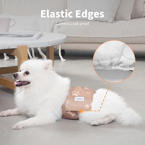 Belly Bands for Male Dogs(5 Pack),Washable Reusable Extra Large Dog Diapers Male Leakproof Doggie Belly Wrap,XXL