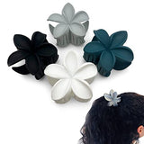 Flower Hair Clips for Women 2.8 Inch for Thick Thin Curly Hair Accessories, Cute Girl Gifts, Strong Hold, Decorative Matte Colors