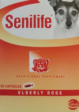 SEGMINISMART CEVA Animal Health D59010B Senilife Nutritional Supplement for Elderly Dogs- 30 capsules/ box