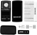 Turntable Cartridge Alignment 3-pc Kit w/Premium PE Case-Vertical Tracking Angle Block for DJ Turntable & Phono Cartridge,Turntable Stylus Digital Scale,Tonearm Cartridge - Record Player Accessories