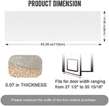 Uross Carpet Protector for Pets - Cat Carpet Protector for Doorway, Anti Scratch Under Door Cat Scratch Protector Mat, Easy to Cut Plastic Carpet Scratch Stopper, Cat Scratch Guard Carpet 3.6FT*3PCS