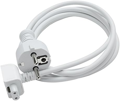 WESAPPINC Replacement Extension Power Cord European Standard Plug 6 Feet Cable for Apple MacBook 45W 60W 85W Magsafe or Magsafe 2 Power Adapter