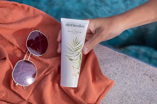 Dermaka Skin Cream 4 oz. All-Natural Skin Cream- Formulated by a surgeon to aide in healing damaged skin. Moisturizing Lotion helps issues that may cause skin irritation.