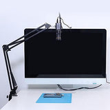 Lab Microscope Accessories Camera Tripod Table Stand Set, Photography Adjustable Arm Stand for Digital Video Microscope Camera Boom Scissor Arm Stand Holder(37CM Holder)