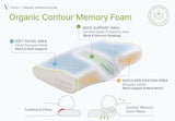 Vaverto Adjustable Contour Memory Foam Pillow - King Size - Orthopedic Neck Support, Pain Relief, Washable, Organic Cotton Cover Ergonomic Cervical - Ideal for Side, Back & Stomach Sleepers…
