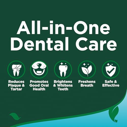 Vet's Best Dental Care Finger Wipes for Dogs, Plaque & Tartar Remover For Teeth, Dog Dental Care Freshens Breath, Teeth Cleaning Finger Wipes for Dogs & Cats, Dog Wipes, Pet Wipes For Cats, 50 Count