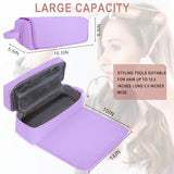 Hair Tools Travel Bag with Heat Resistant Mat Hair Styling Accessories Storage Case for Hair Dryer Flat Iron Straightener Curling Iron Haircare Accessories Travel Essentials for Women