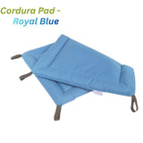 Kuranda Orthopedic Canvas Dog Bed Pad – Durable Cordura® Fabric with Quilted Padding - XX-Large - 50" x 36" - Royal Blue