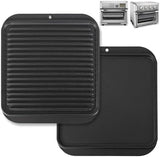 KEESHA Toaster Oven Tray for Cuisinart Air Fryer Tray Replacement, Premium Cast Iron Air Fryer Pans for Cuisinart TOA-060 and TOA-065