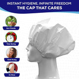 MedVance No Rinse Shampoo Cap | Rinse Free Shower Cap that Shampoos & Conditions | PH Balanced & Hypoallergenic Waterless Hair Wash | 3 Pack