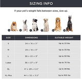 Bedsure Memory Foam Dog Bed for Medium Dogs - Orthopedic Waterproof Pet Mat for Crate with Removable Washable Cover and Nonskid Bottom - Water-Resistant Plush Flannel Fleece Top Pet Bed, Navy