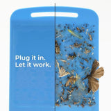Wondercide - Flying Insect and Fly Trap - Indoor Bug Catcher for Fruit and House Flies, Gnats, Moths, and Mosquitoes - Starter Kit for Home and Kitchen - 1 Plug-in Light and 1 Cartridge