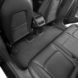SUPER LINER Floor Mats for Tesla Model Y 5 Seat 2021-2024 2025-100% Eco-Friendly - All Weather TPE Cargo Liner Trunk Accessories, Set of 6 Mats (Not Fit 7-Seat)