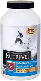 Nutri-Vet Multi-Vite Chewables for Adult Dogs | Formulated with Vitamins & Minerals to Support Balanced Diet | 180 Count