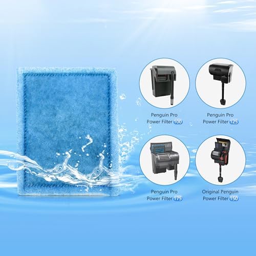 24 Pack Aquarium Filter Cartridge Rite-Size B Filter Cartridges Compatible with PRO Power Filters 100/125/175 Power Filter 150