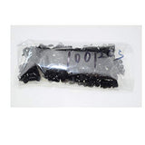 100pc/pack 1cm Hair Claws Clip for Women Girls Plastic Mini Hairpin Hair Clip Clamp Hair Accessories Gifts (100pcs black)
