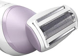 Philips Beauty Lady Electric Shaver Series 6000, Cordless with 4 Accessories, BRL136/00, White