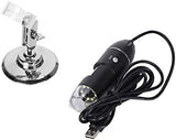Microscope, USB Microscope Industrial Accessories, Portable Magnification, Builtin 8 LED Lights, for Phone Repair Jewelry Appraisal