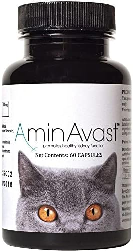 Small Dogs & Cat Kidney Support - Promotes Health Kidney Support in Cats & Small Dogs - 300mg, 60 Capsule