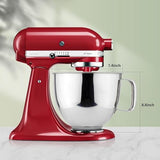 Stainless Steel Mixer Bowl 5QT Compatible with KITCHENAID TILT-HEAD STAND MIXERS 4.5-5 Quart, 5 Quart mixing bowl replacement