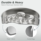 Slow Feeder Dog Bowl, Double Wall Food-Grade Stainless Steel, Heavy Duty with Non-Slip Rubber Base, 2Cups Capacity for Medium Dogs to Slow Down Eating