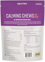 Sentry Calming Chews for Dogs, Calming Aid Helps to Manage Stress & Anxiety, with Pheromones That May Help Curb Destructive Behavior & Separation Anxiety, Calming Health Supplement for Dogs, 60 Count