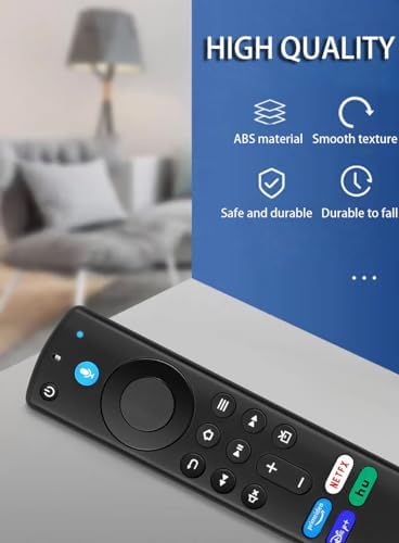 New Voice Remote Replacementf for FireStick 3rd Gen (L5B83G), Fit for TV Stick/ 4K Max, 2nd Gen, Lite, Cube(1st Gen & 3nd Gen)【not include Batteries】