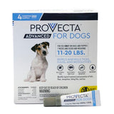 Provecta® Advanced for Medium Dogs (11–20 lbs) Flea and Tick Topical Treatment, 4-Month Supply