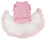 Petitebella I Love My Daddy to The Moon and Back Puppy Dog Dress (Pink/Beige, X-Small)