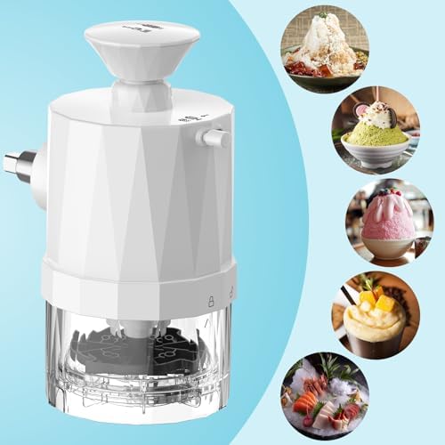 GVODE Shaved Ice Attachment for KitchenAid Stand Mixer, Snow Cone Shaved Ice Machine with Coarse and Fine Blades,8 Ice Cube Molds,Accessories and Attachments for Kitchen Aid