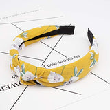 Womens Boho Headbands 12 Pack VELSCRUN Knotted Elastic Turban Bandeau Wide Hair Bands/Accessories for Washing Face