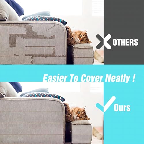 Anti Cat Scratch Tape: 6 inches x 20 Yards Cat Training Tape 100% Transparent Clear Double Sided Cat Scratch Deterrent Tape Furniture Protector for Couch, Carpet, Doors, Pet & Kid Safe