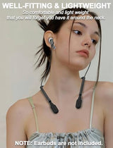 for Galaxy Buds 3 & Galaxy Buds 3 Pro Strap Neckband, Anti-Lost Earbuds Accessories, Support Volume Control, Ergonomic Design, Comfortable Fit, Black Band/Black Tip