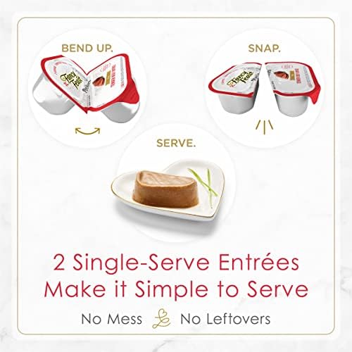 Purina Fancy Feast Gourmet Pate Wet Cat Food, Petites Tender Beef Entree - (Pack of 12) 2.8 oz. Tubs