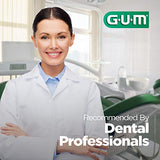 GUM Orthodontic Wax for Braces and Dental Devices - Soothing Dental Wax with Vitamin E and Aloe Vera - Clear Color and Refreshing Mint Flavor (6pk)