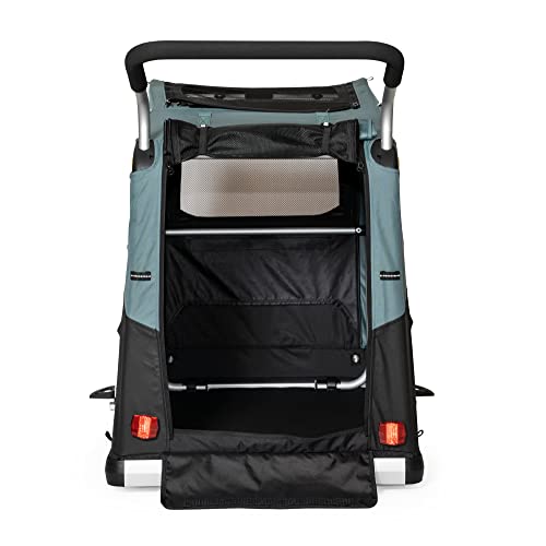 Burley Bark Ranger | XL Dog Bike Trailer & Stroller, Roomy Interior, Mesh Ventilation & Reinforced Removeable Floor