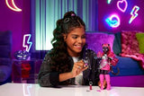 Monster High Catty Noir Doll, Werecat with Pet Cat Amulette & Accessories Like Backpack, Music Book, Microphone & More