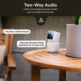 WYZE Cam Pan v3 Indoor/Outdoor IP65 1080P 360° Pan/Tilt/Zoom Wi-Fi Smart Home Security Camera with Motion Tracking for Baby & Pet, Color Night Vision, Works with Alexa & Google Assistant, White